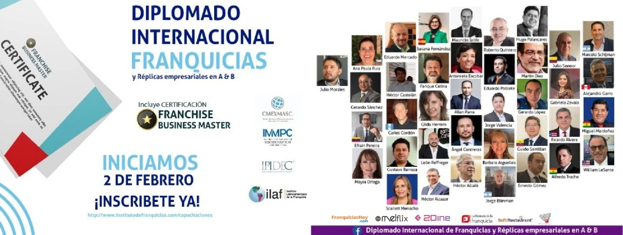 Diplomado Internacional de Franquicias y Replicas Empresariales En Alimentos Y Bebidas